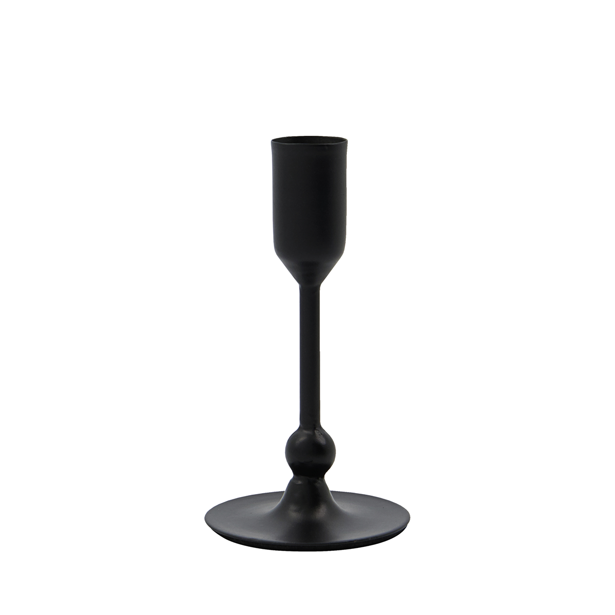 Black Folk candle holder