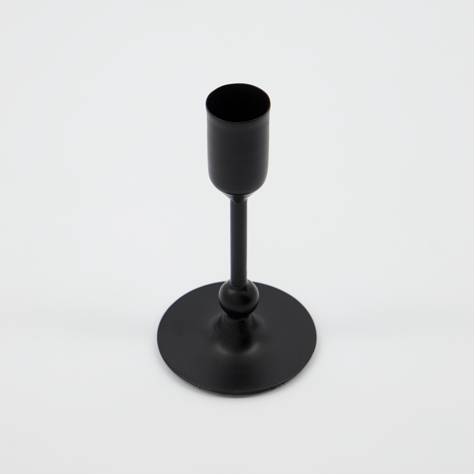 Black Folk candle holder