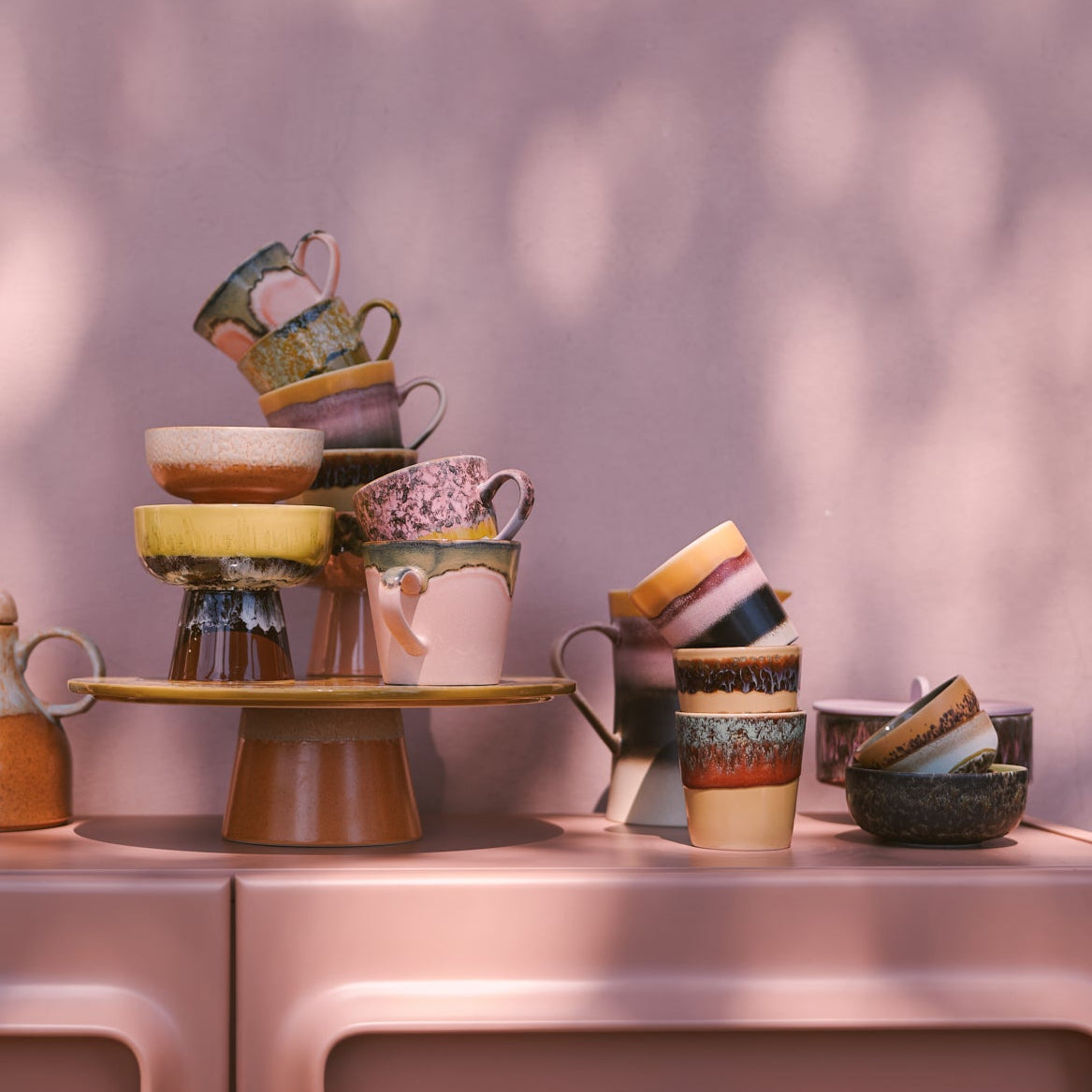 70s ceramics coffee cup (Cove)