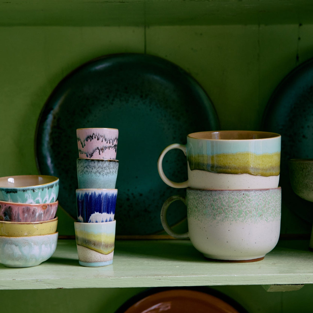 70s Ceramics tea cup (Glint)