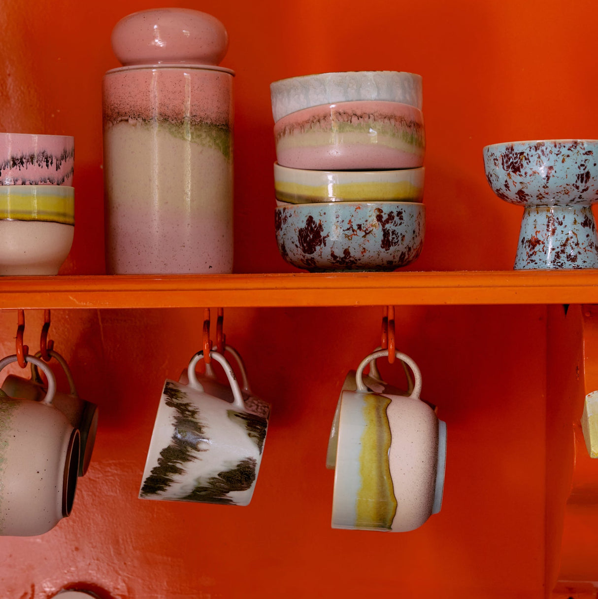 70s Ceramics tea cup (Glint)