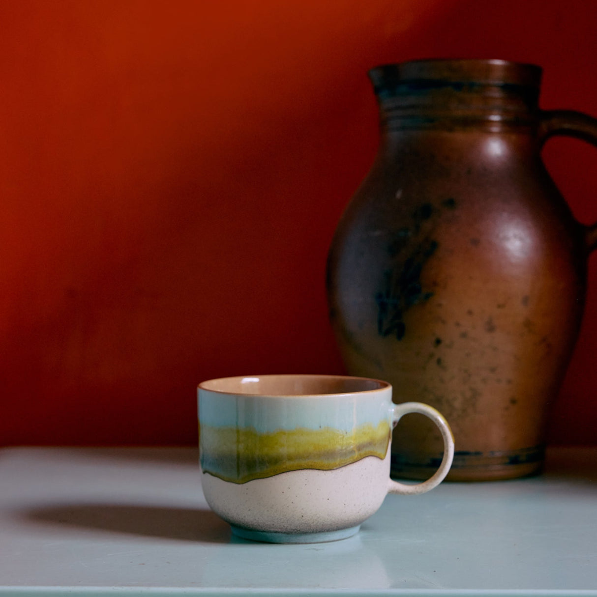 70s Ceramics tea cup (Glint)