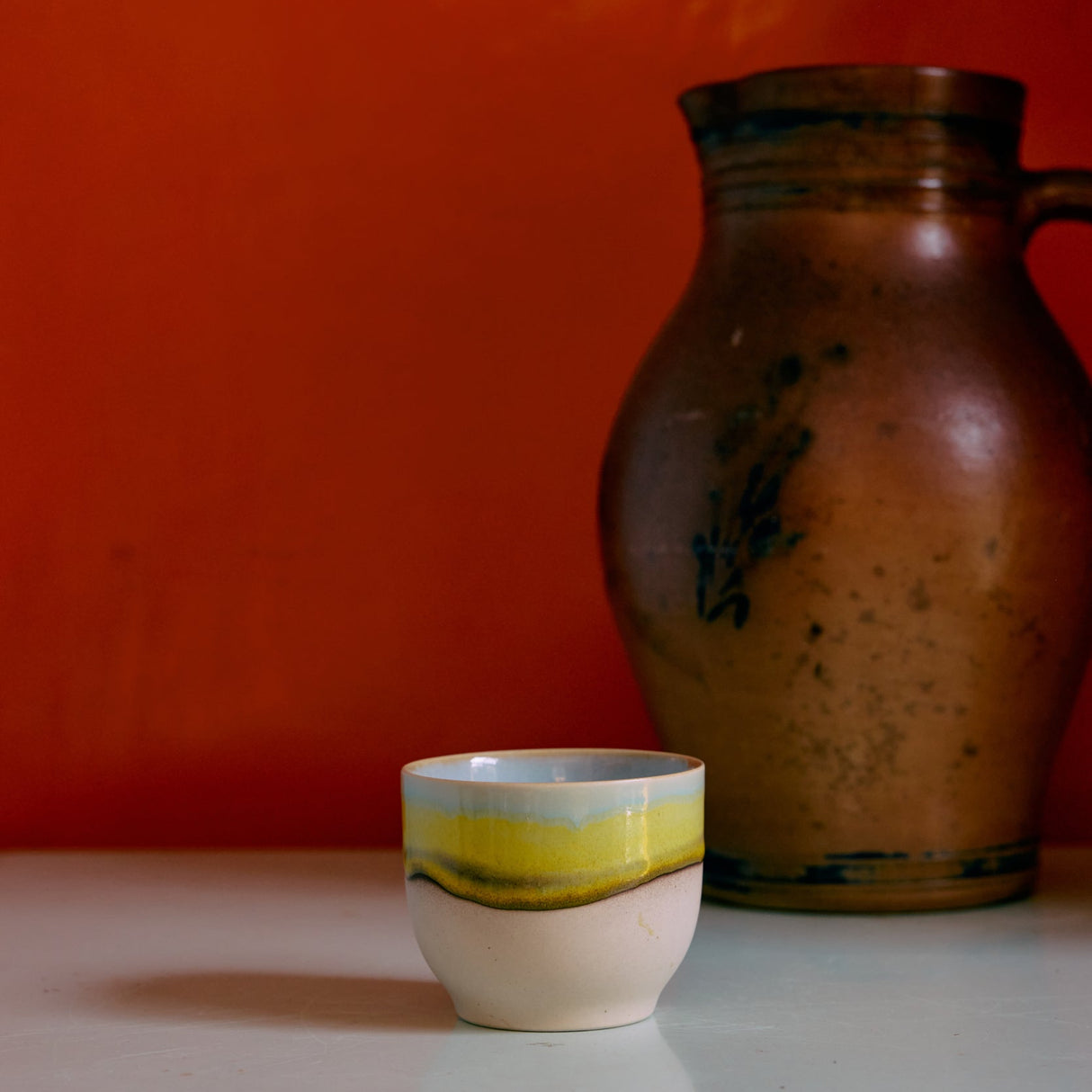 70s Ceramics cafe cup (Glint)