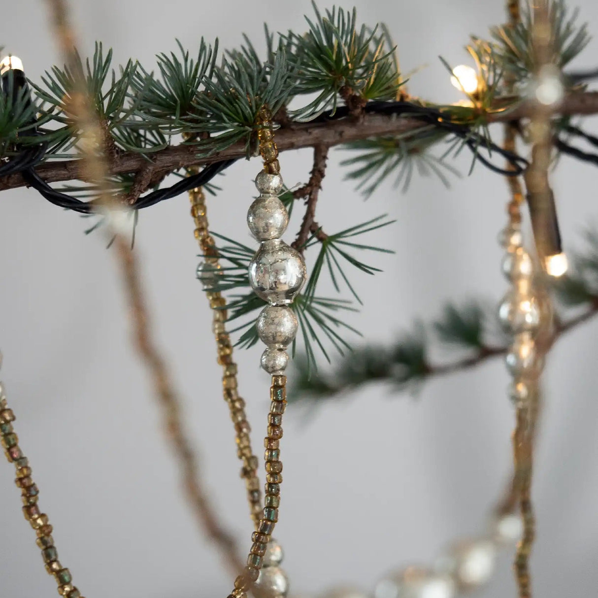 Glass beaded garland