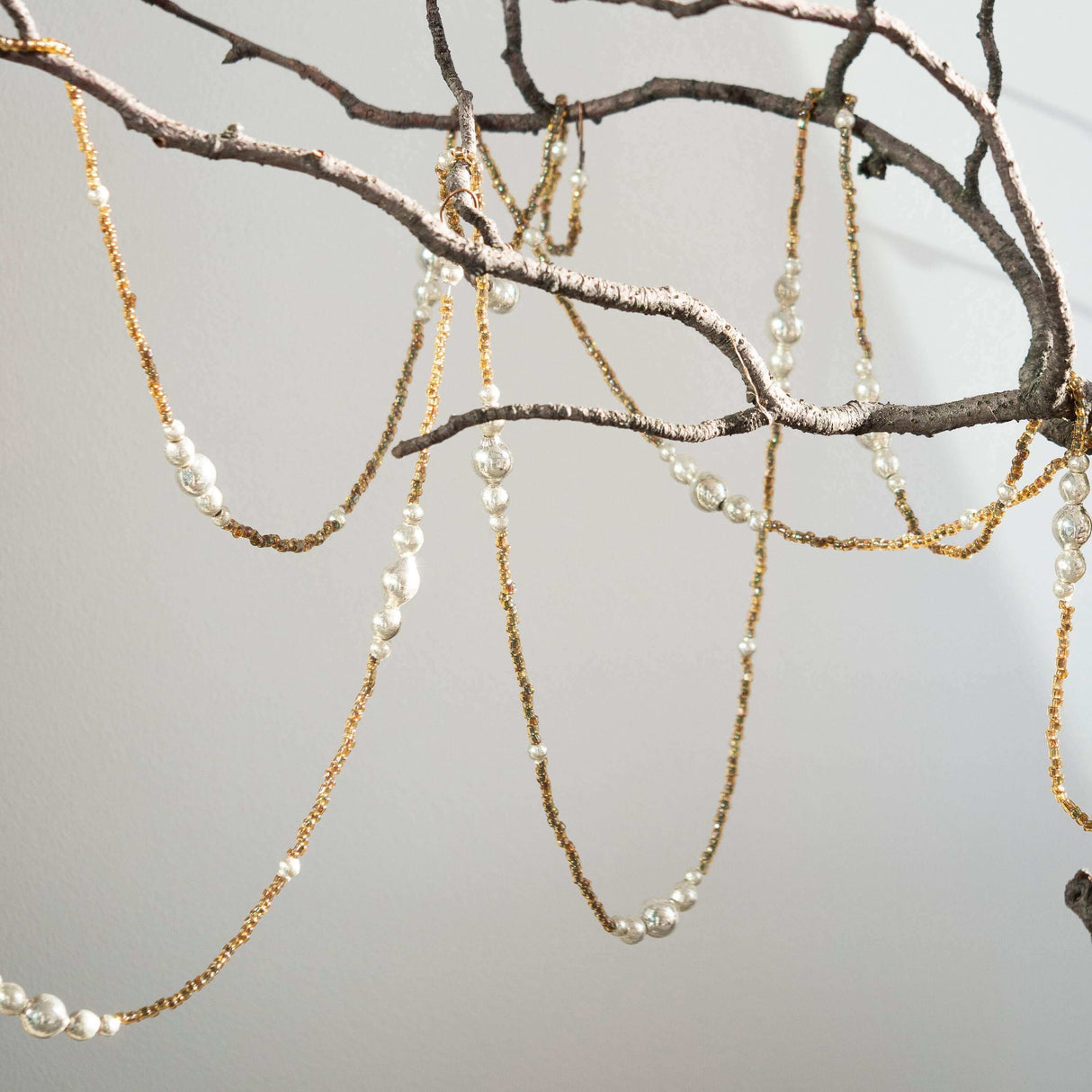 Glass beaded garland