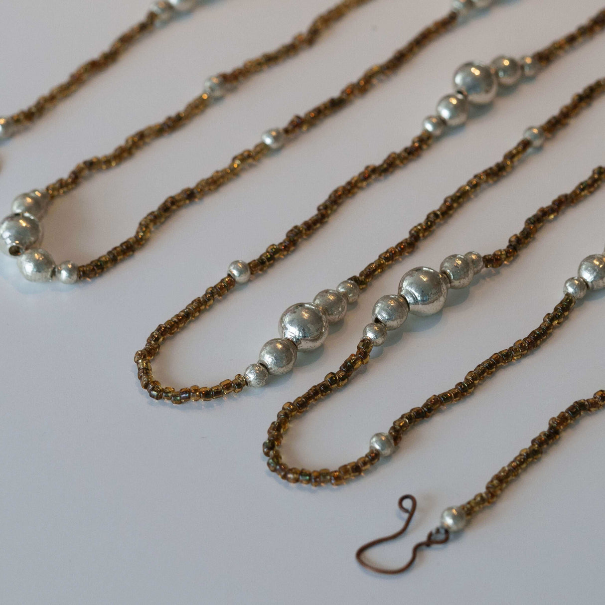 Glass beaded garland