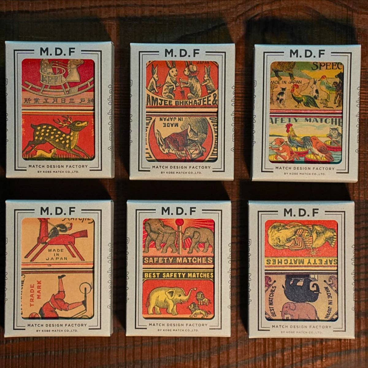 Whimsical tales retro matches