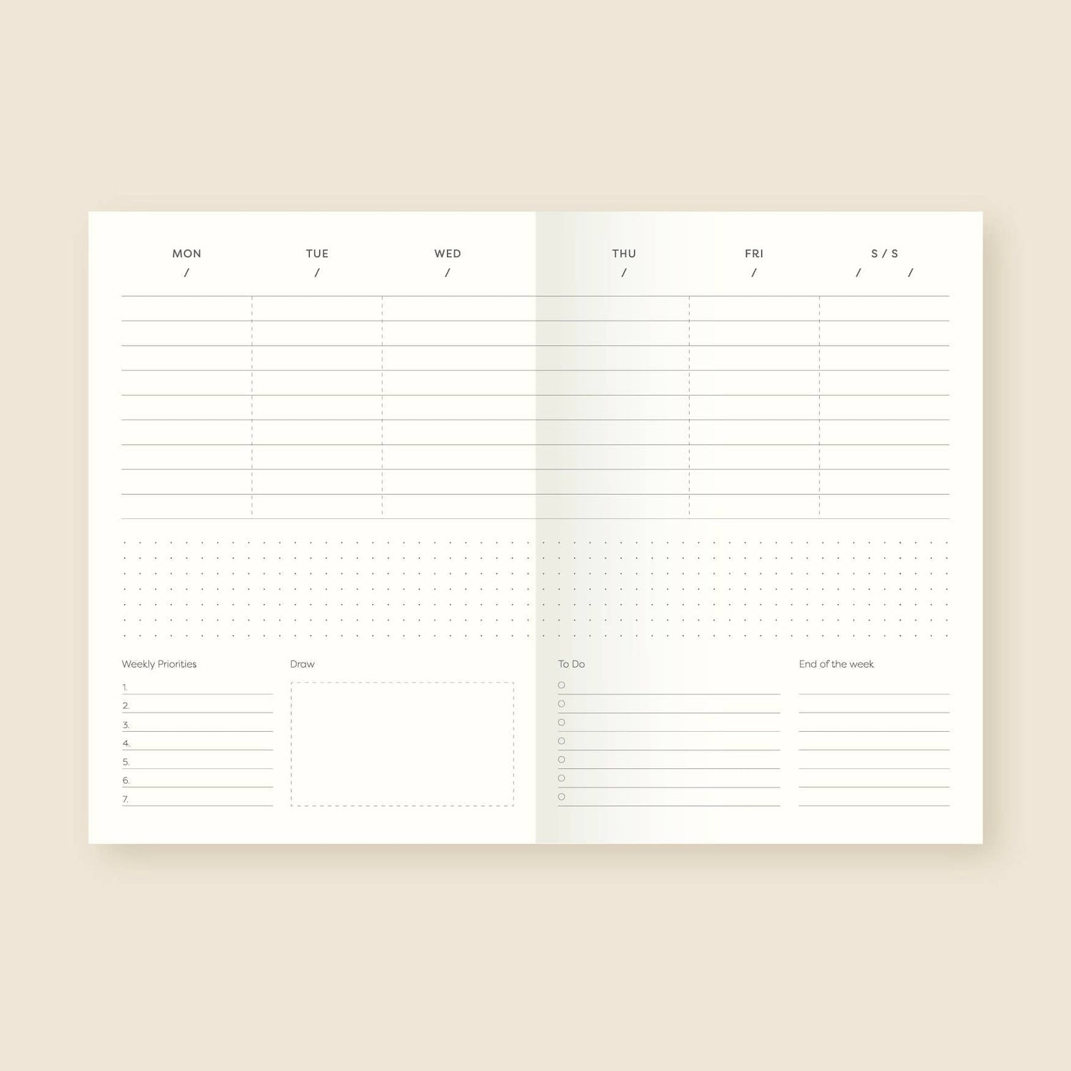 Weekly planner (Hubi)
