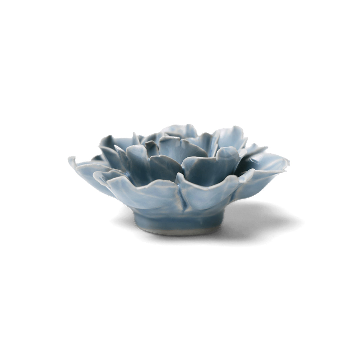 Blue Rose ceramic flower