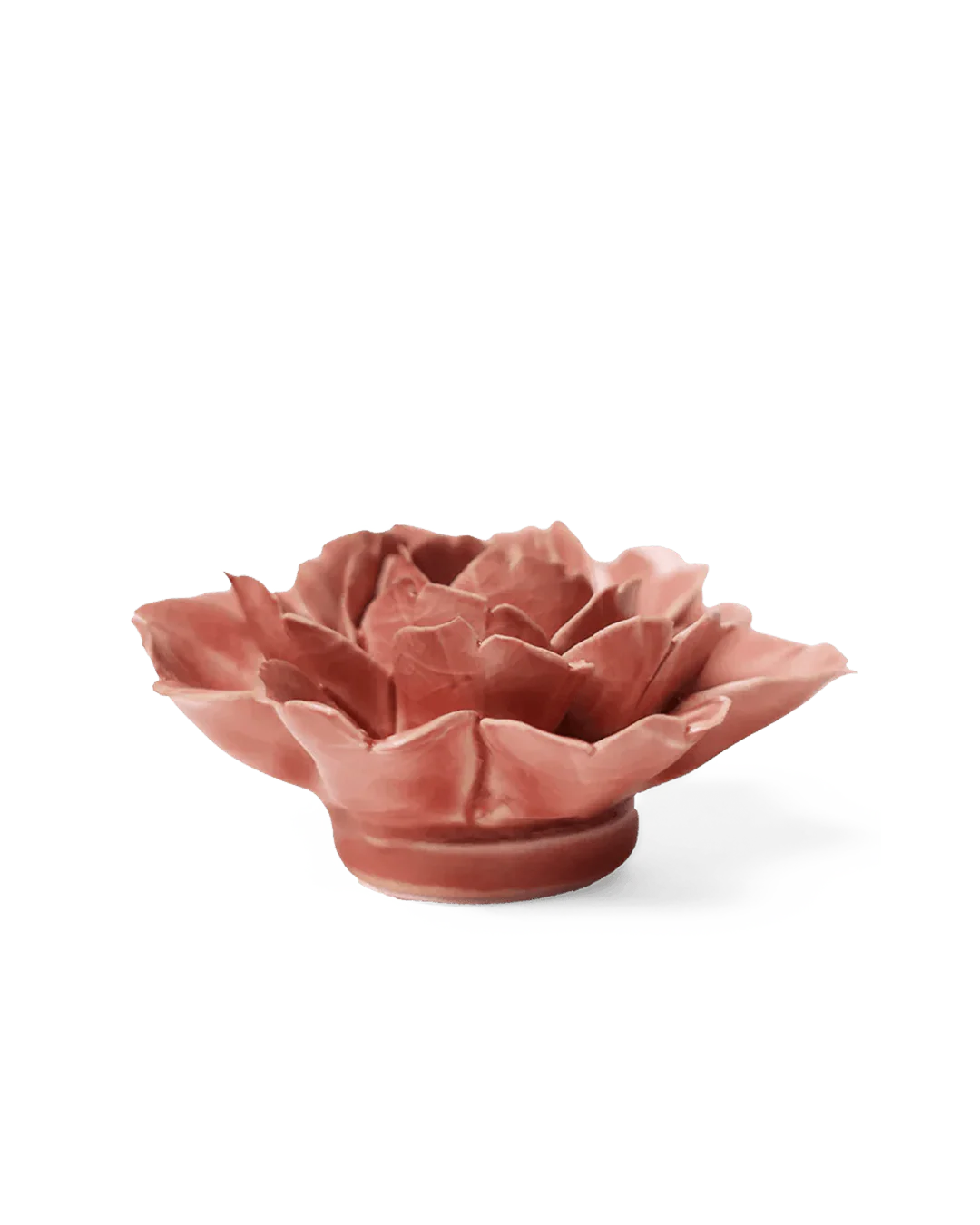 Champagne Pink Rose ceramic flower