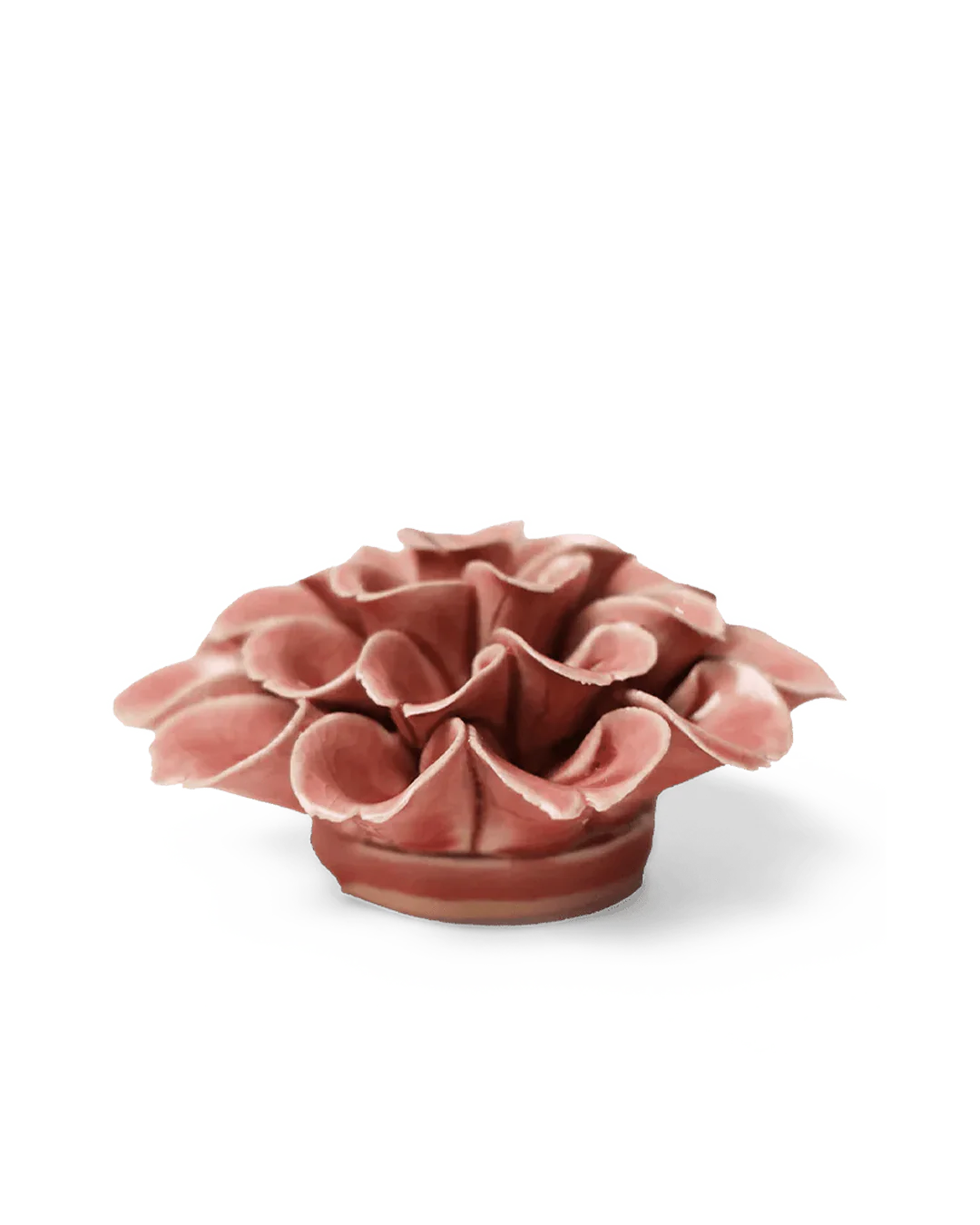 Champagne pink hydrangea ceramic flower