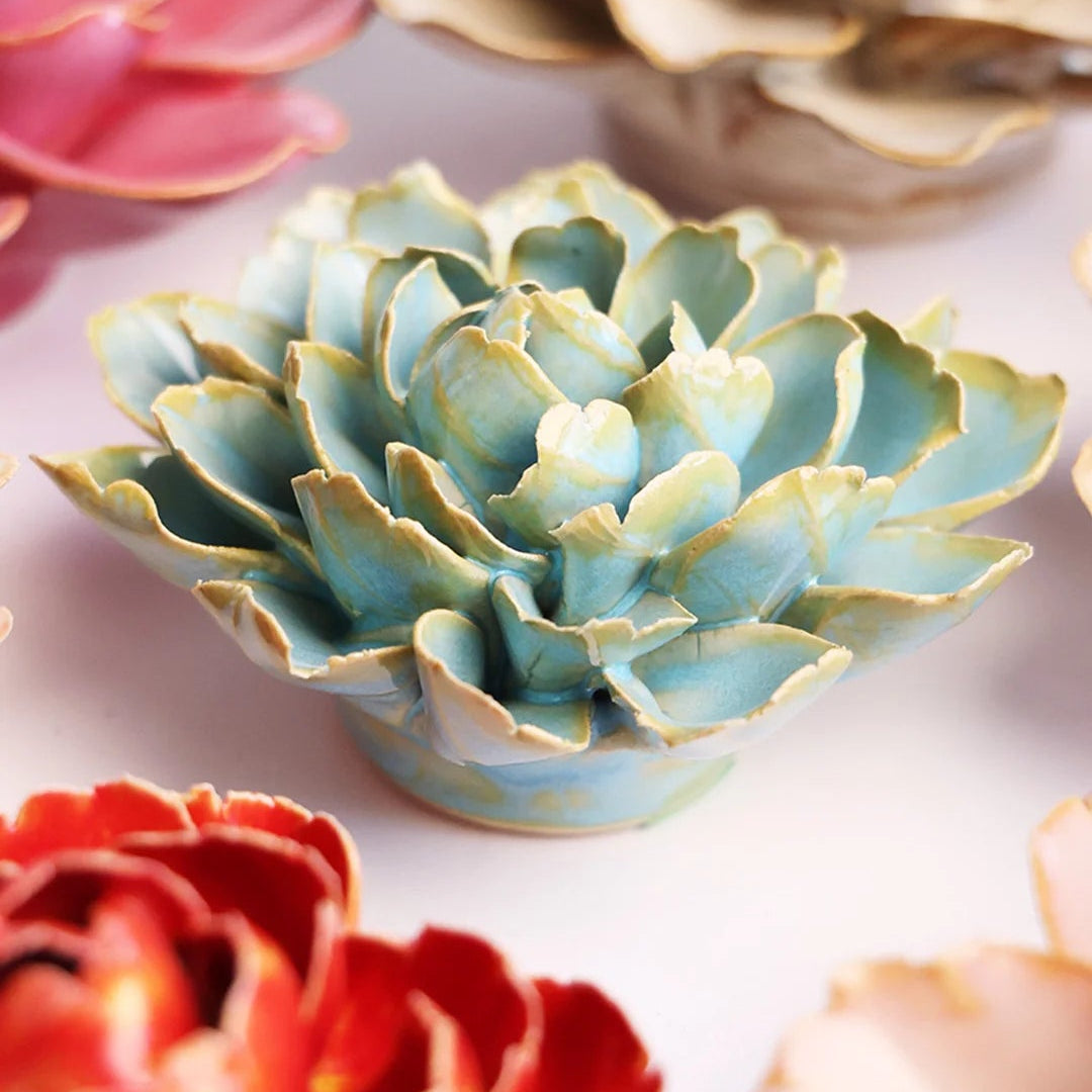 Robin's Egg Blue Marigold