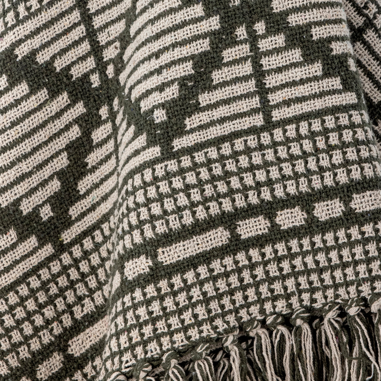 Gutte recycled throw (green)