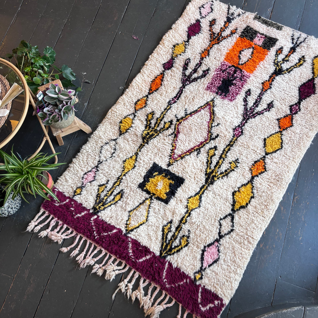 Bold Beni Ourain rug