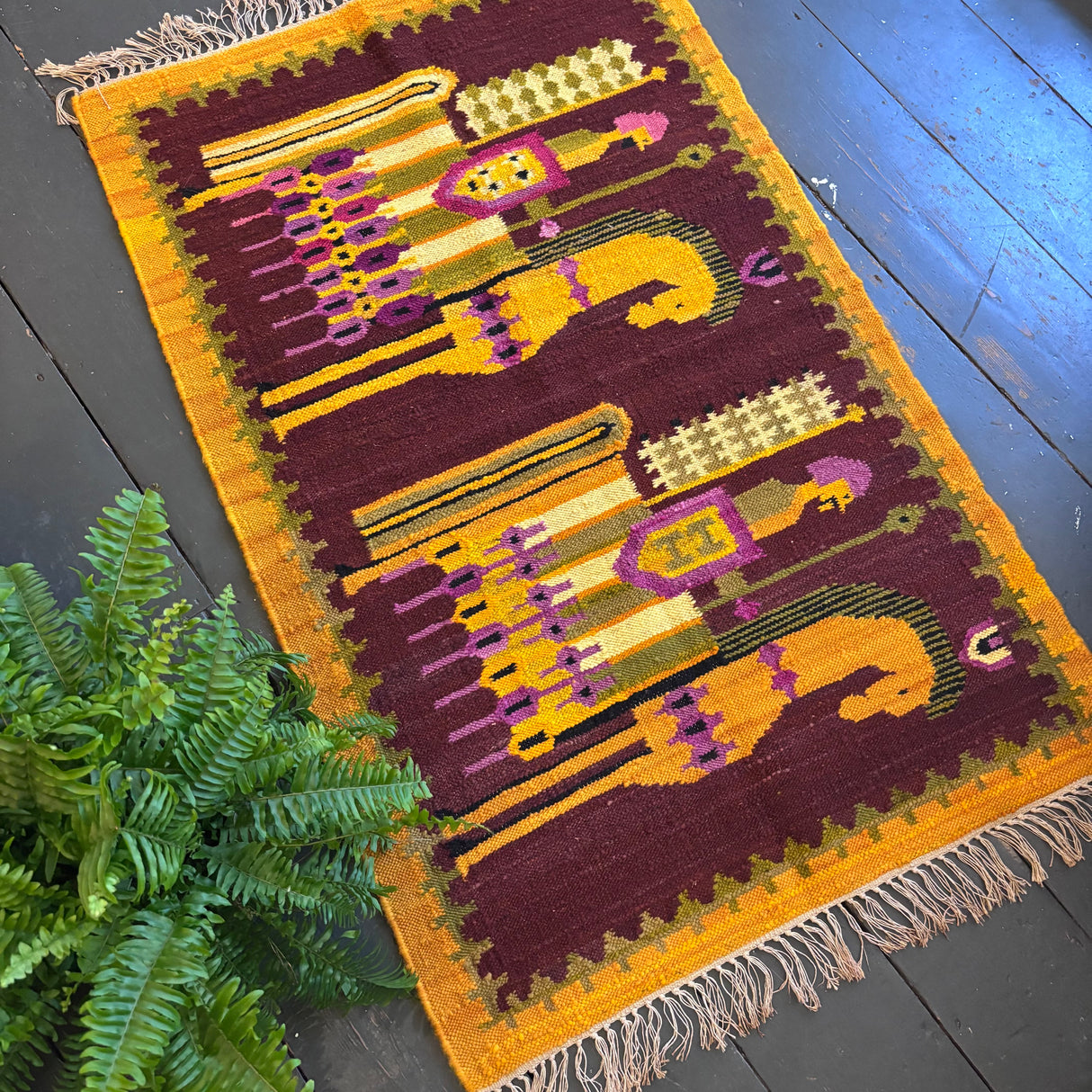 Two knights kilim