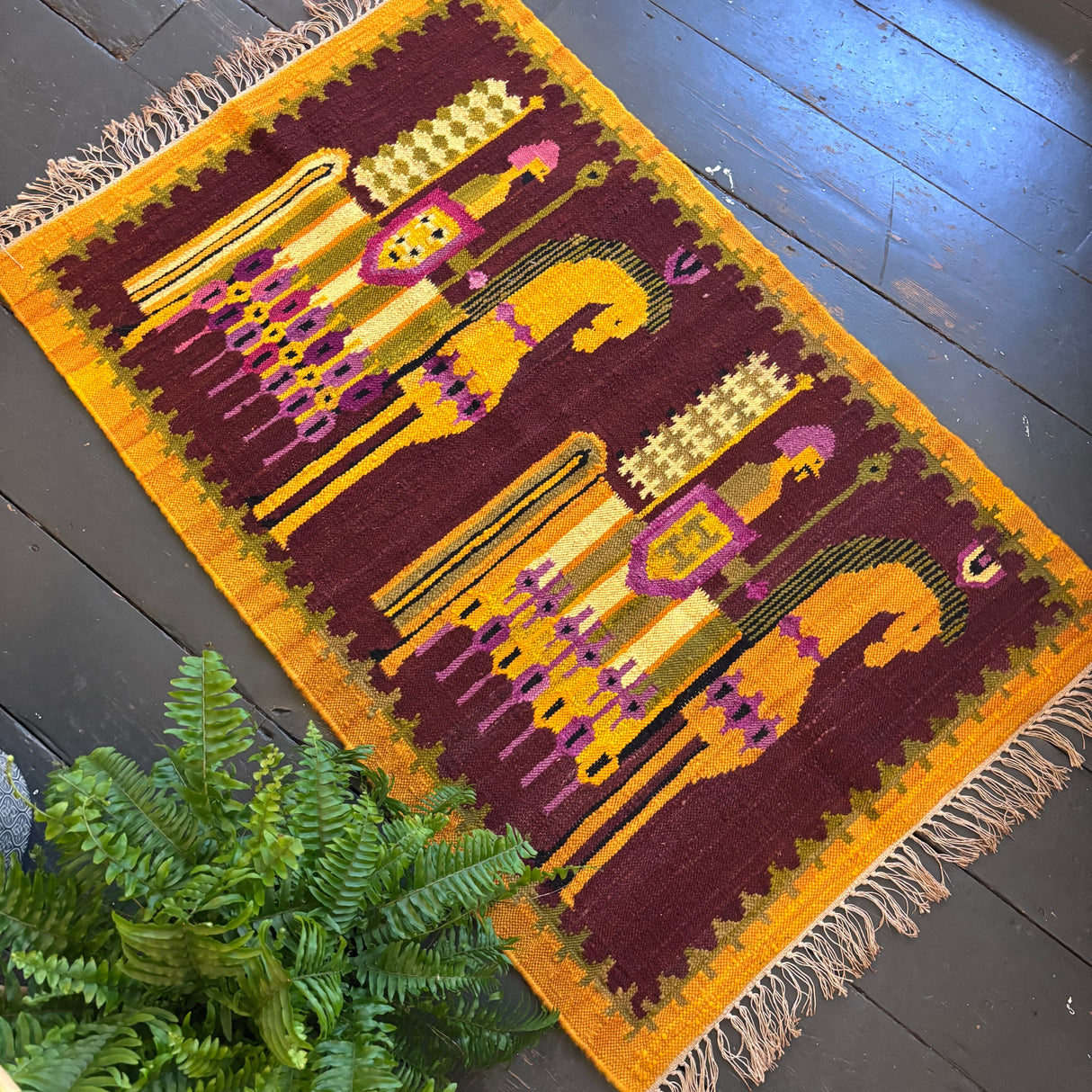 Two knights kilim