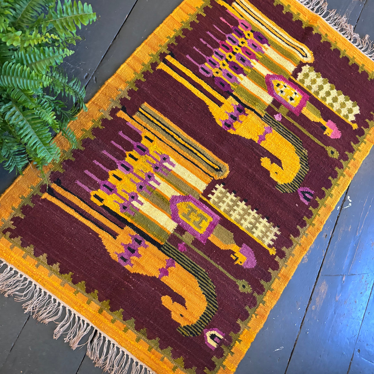 Two knights kilim