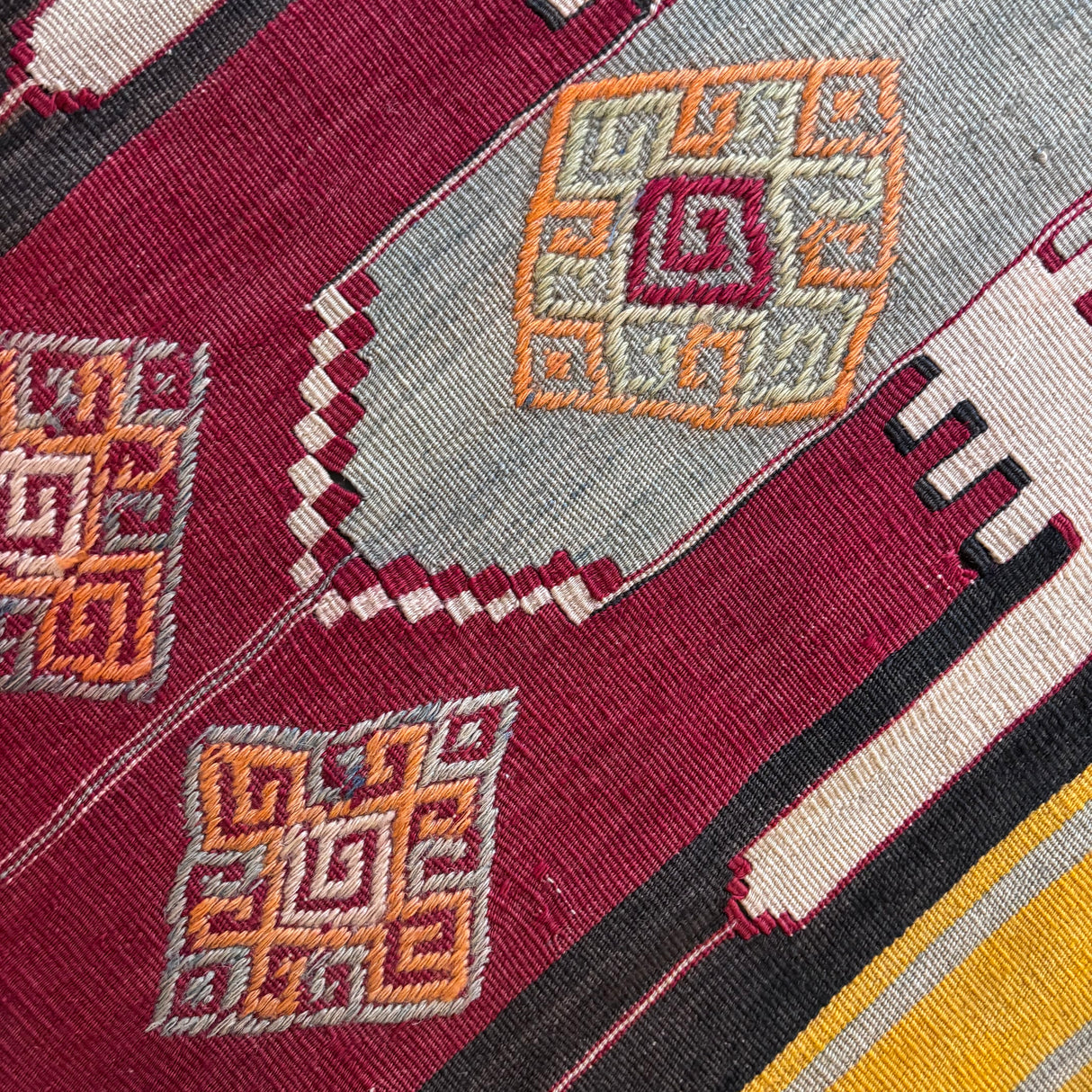 Medallion design Turkish kilim