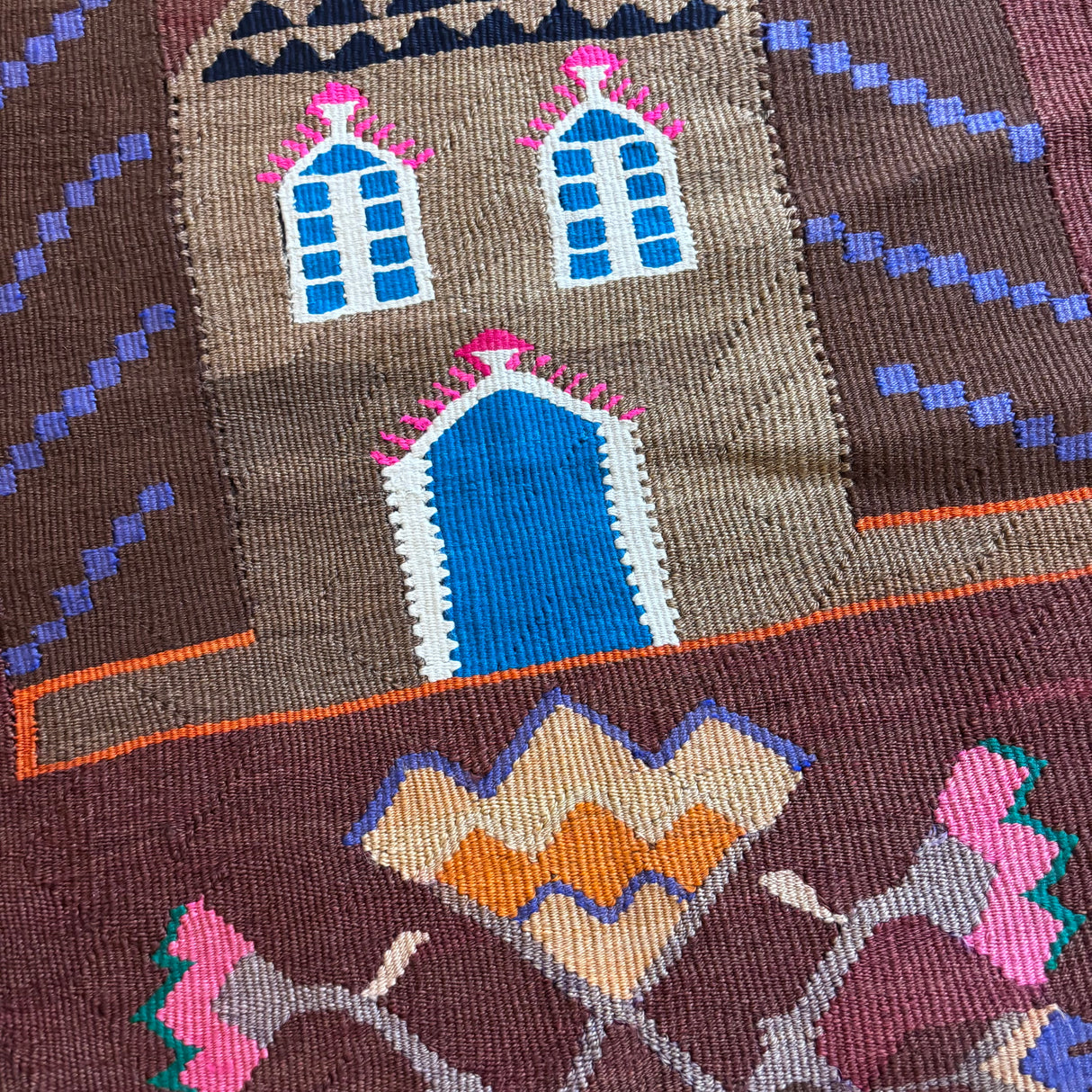 Persian bright kilim