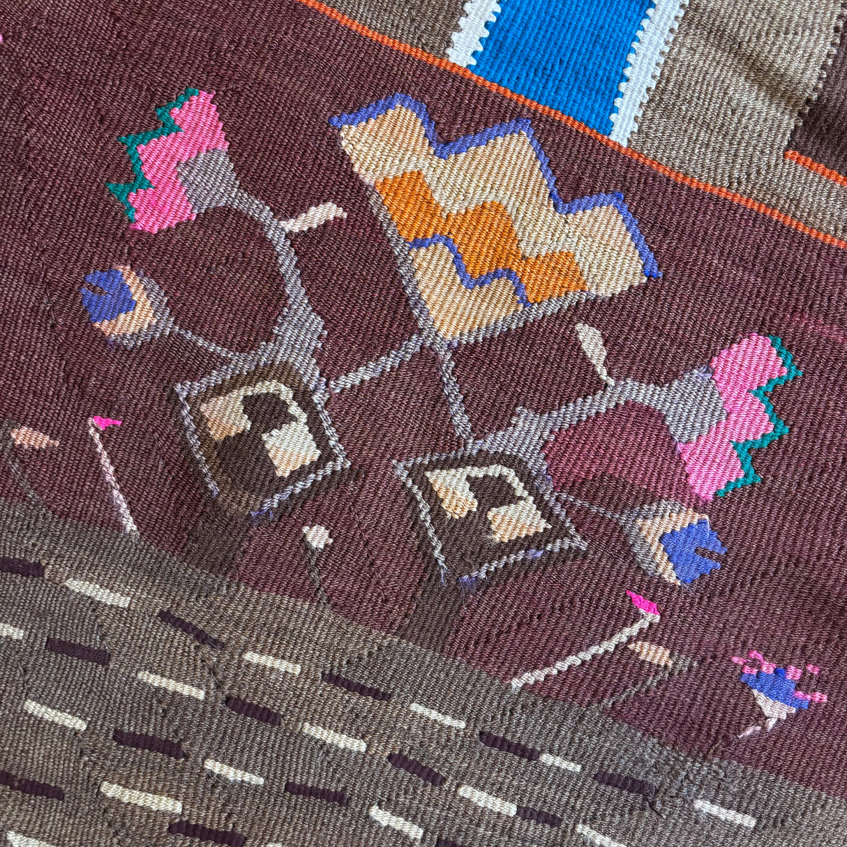 Persian bright kilim