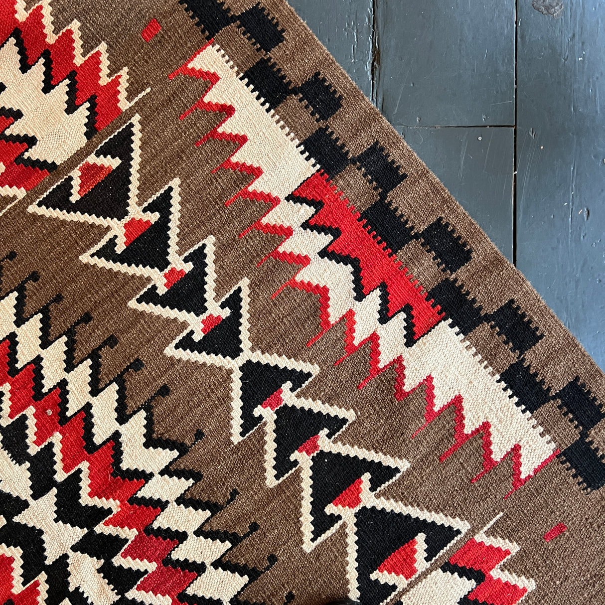 Vintage wool kilim