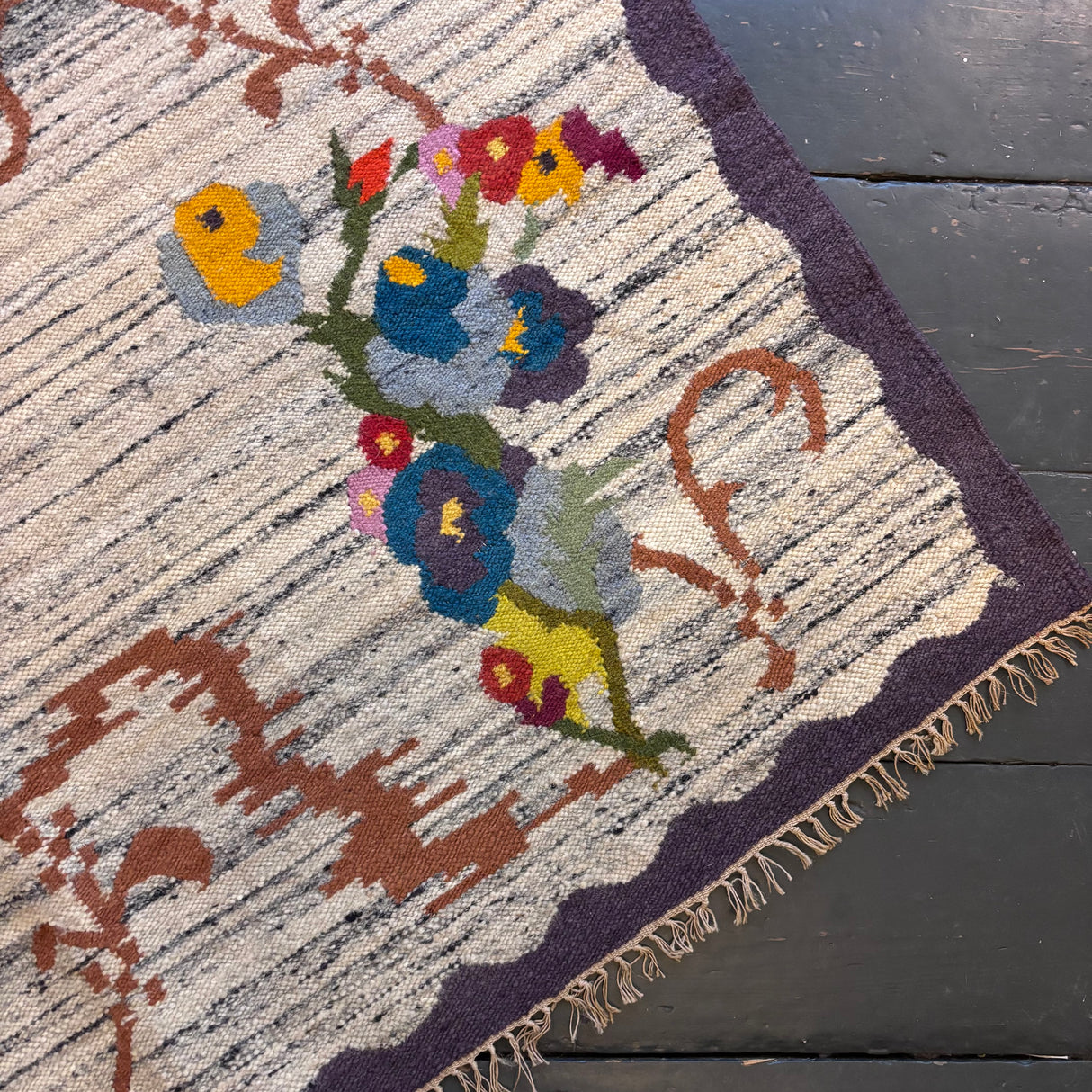European floral rug
