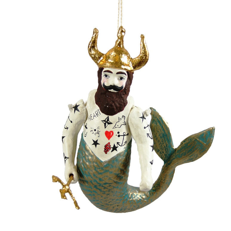 Poseidon Merman decoration