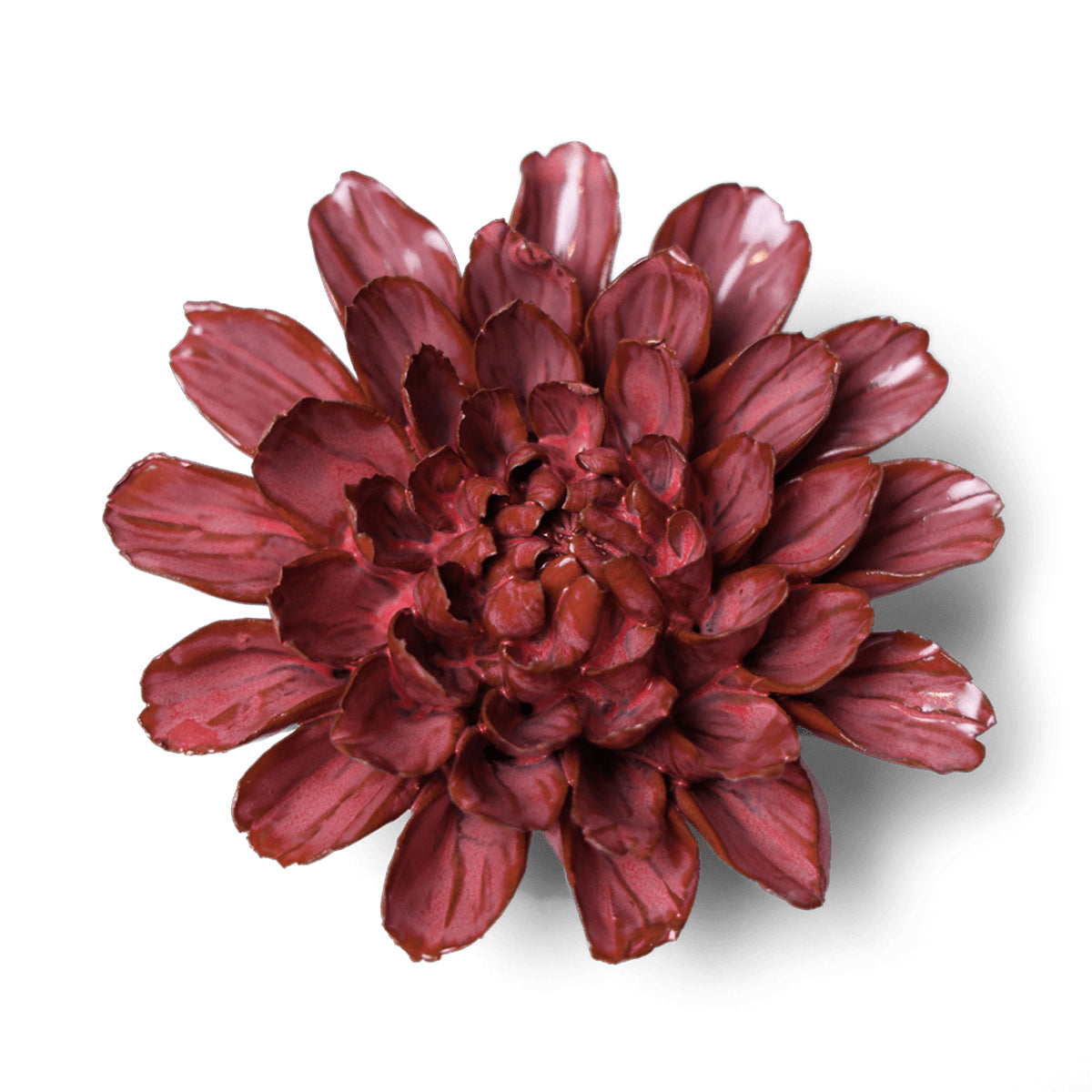 Blush Pink Star Dahlia ceramic flower