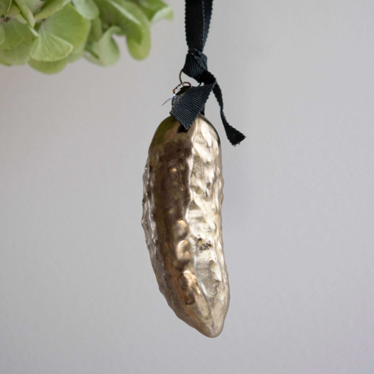 Glass pickle Christmas decoration