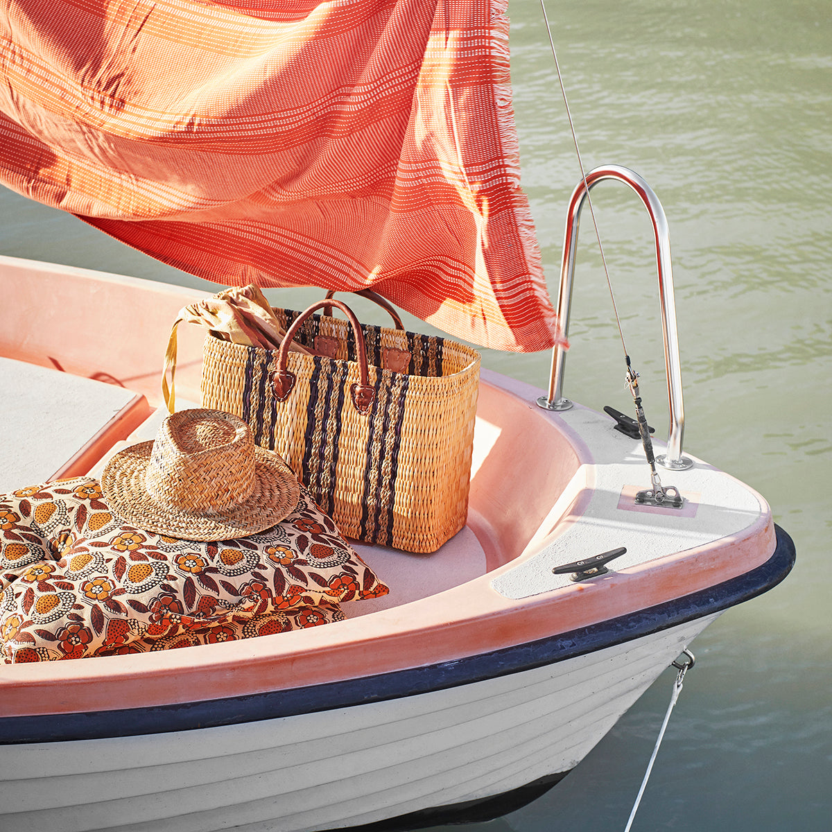 Flower printed cotton mattress