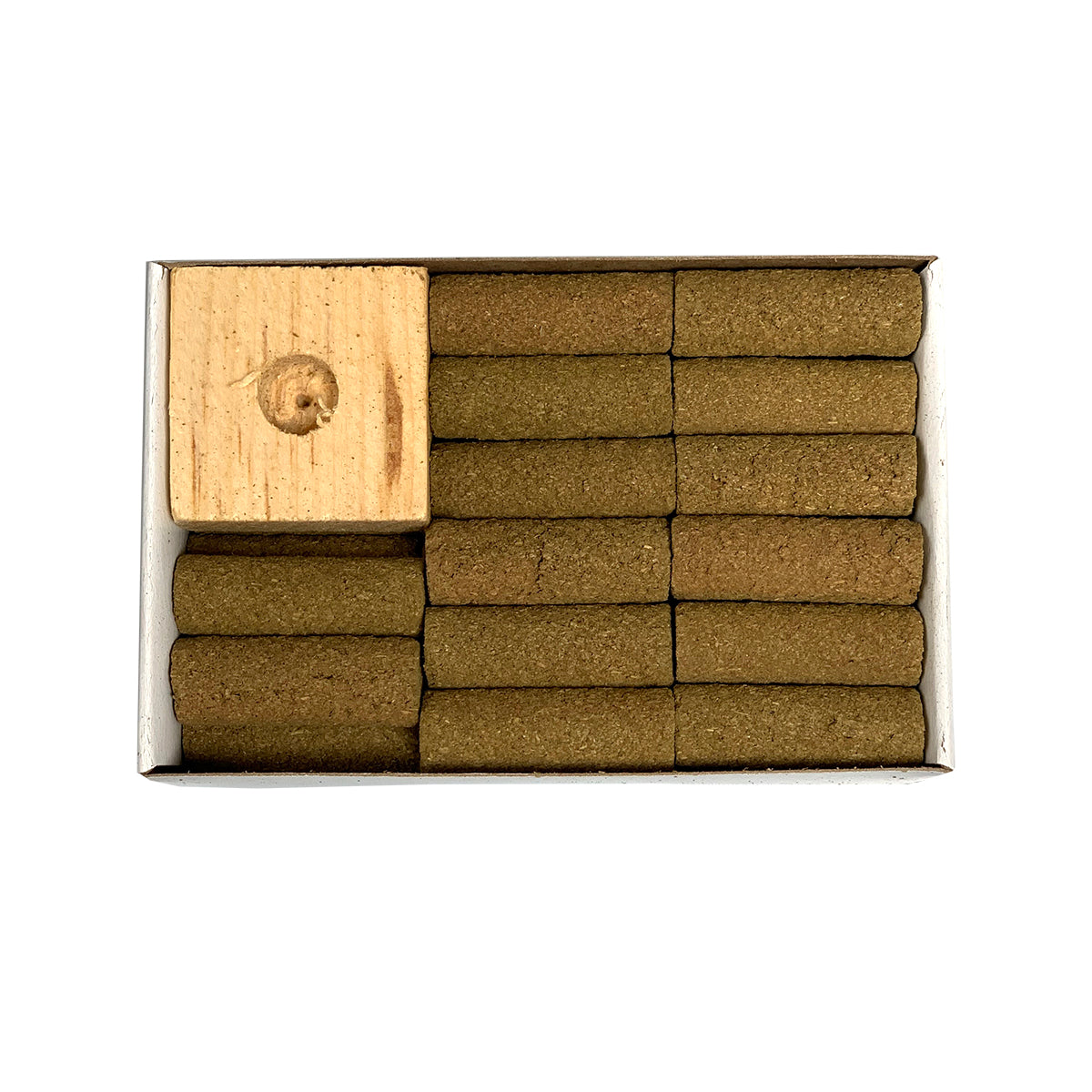 Balsam fir incense logs