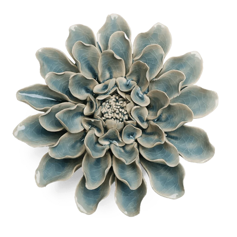 Powder Blue Aphrodite Dahlia