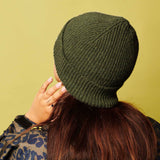 Unisex Lambswool Beanie (Rosemary)