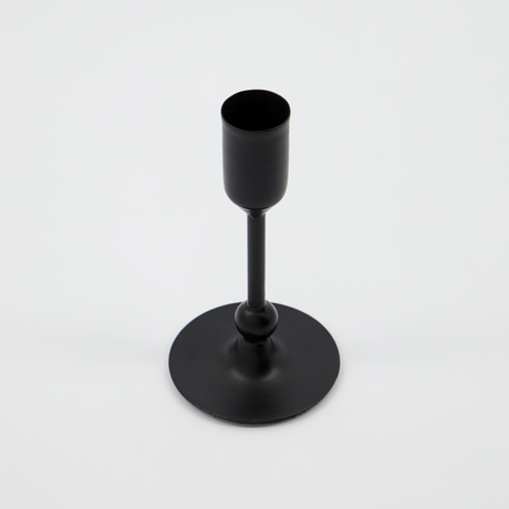 Black Folk candle holder