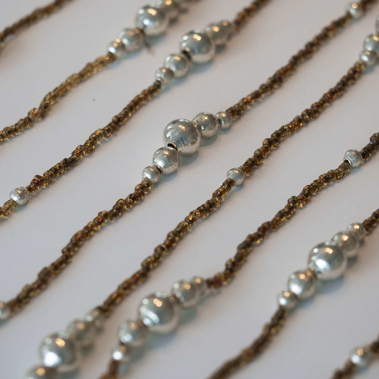 Glass beaded garland