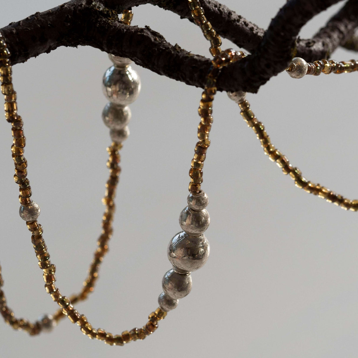 Glass beaded garland