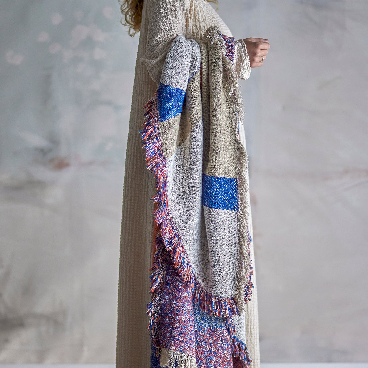 Clarita recycled throw