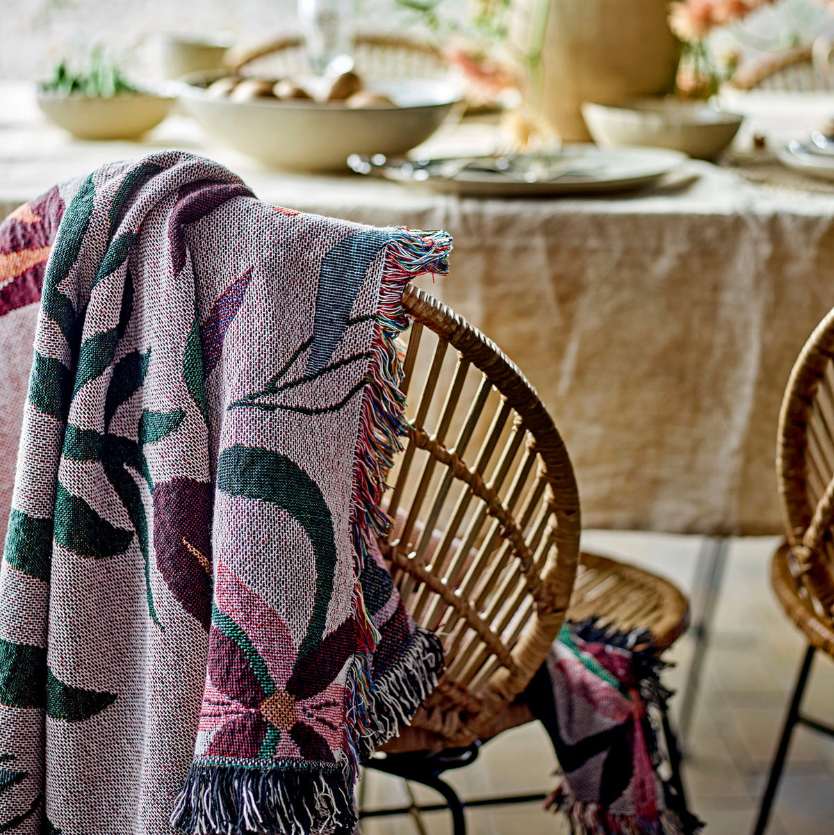 Yash recycled throw