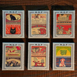 Family Pets retro match boxes