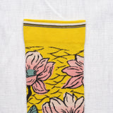 Bright flower socks