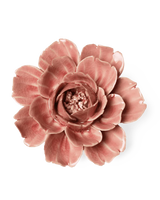 Champagne Pink Rose ceramic flower