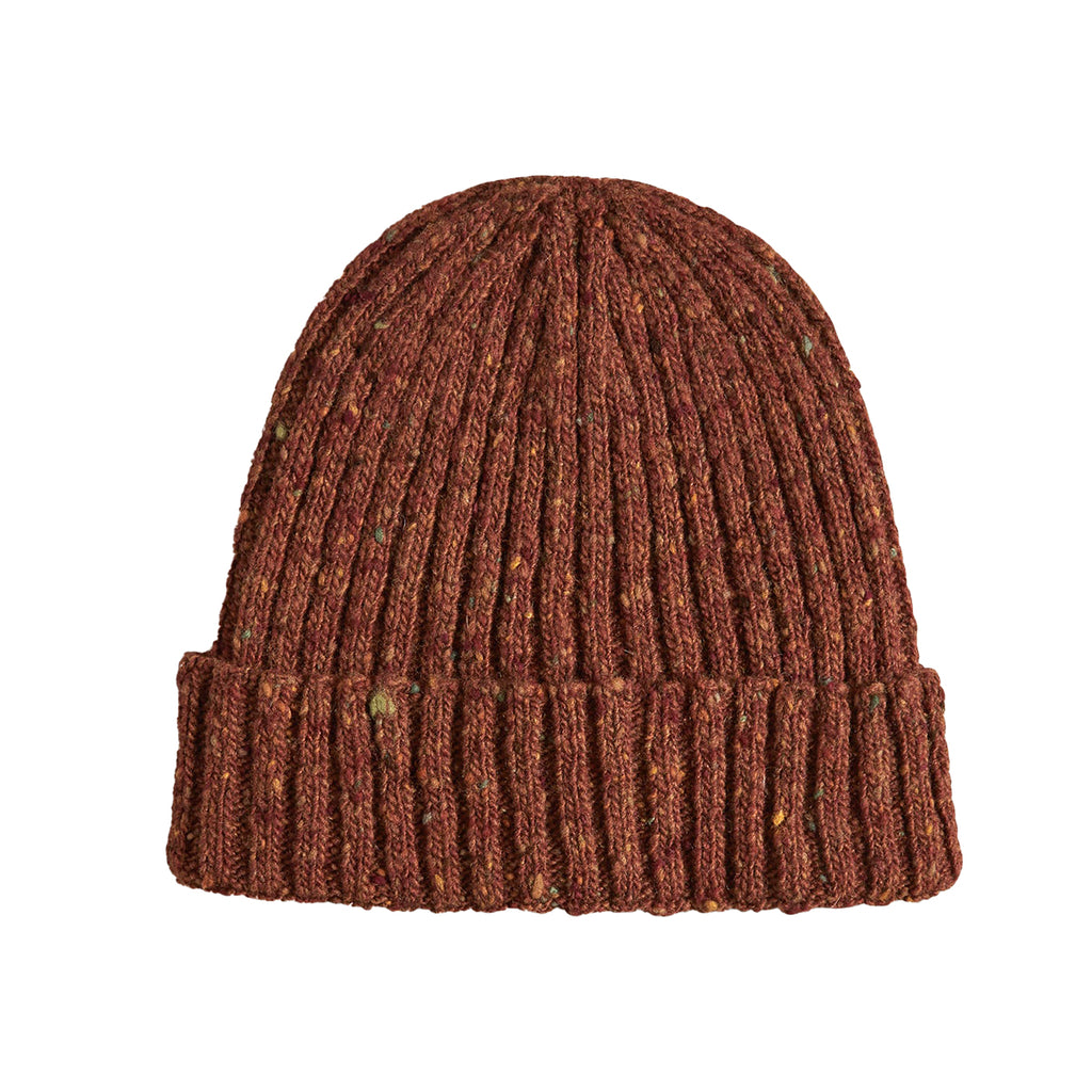 Donegal Beanie (rust red)
