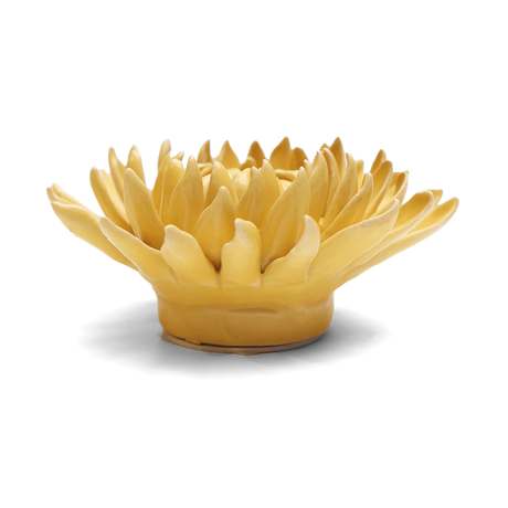 Canary Yellow Sarah Mum ceramic flower