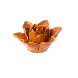 Orange Stargazer Lily ceramic flower