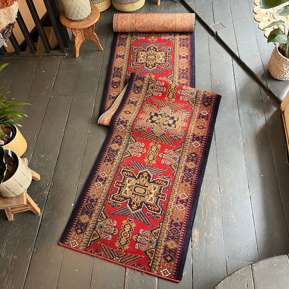 Vintage wool runner