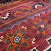 Fringed vintage rug