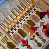 Sandinavian flat weave rug