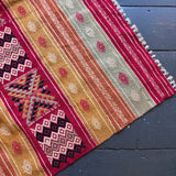 Bright colour kilim