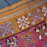 Large vintage Moroccan rug