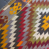 Diamond pattern Turkish kilim